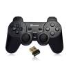 VAKOSS Wireless Gamepad with USB 2 Receiver for PC/PS3 Black GP-3925BK